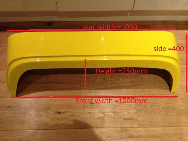 Haynes scuttle dimensions